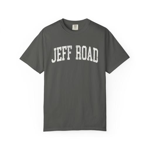 Jeff Road Garment-Dyed Tee in Concrete