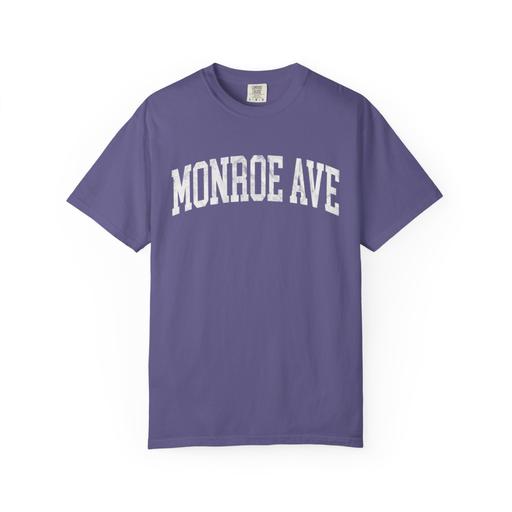 Monroe Ave Garment-Dyed Tee in Beauregarde Violet